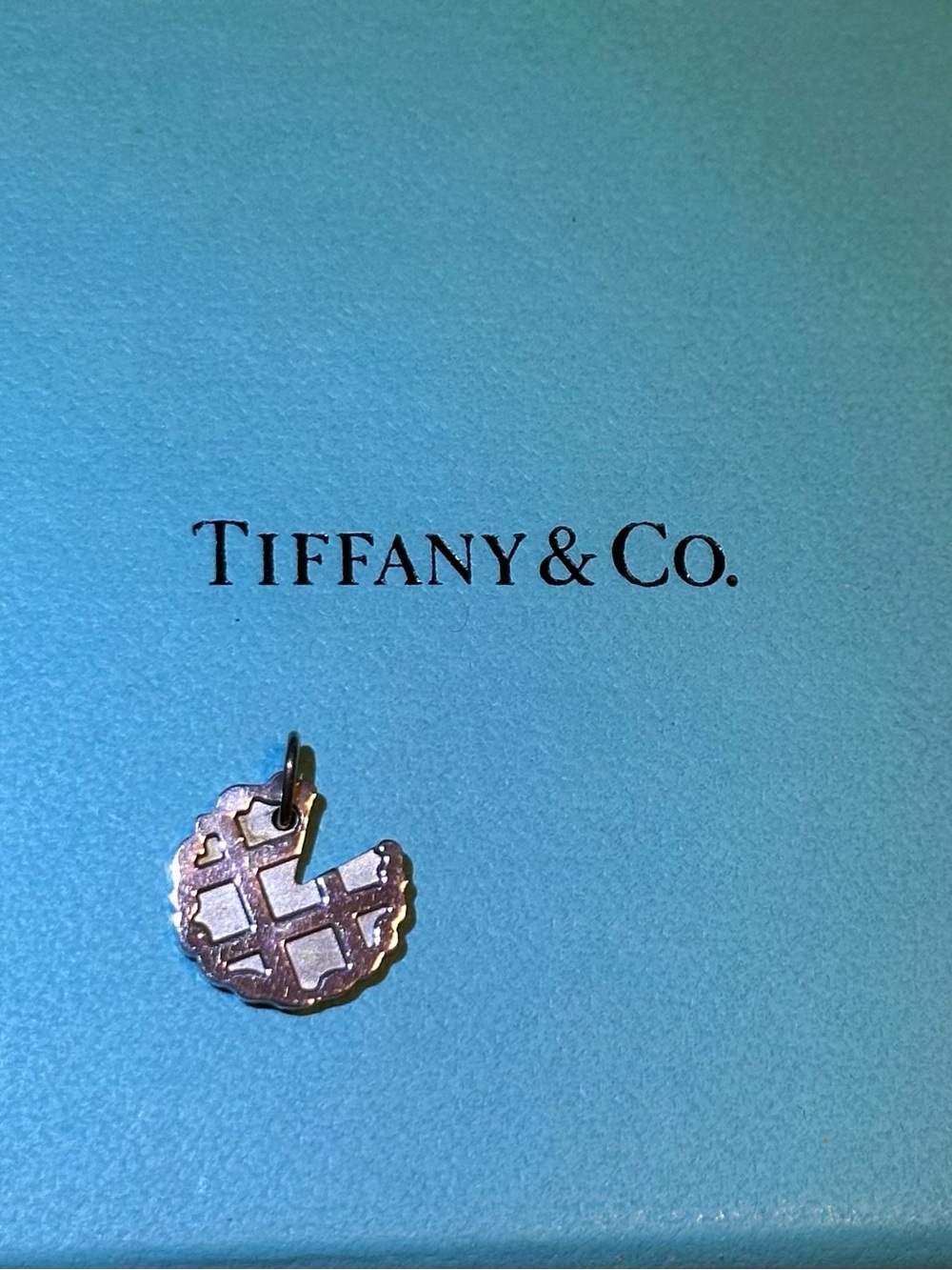 Tiffany & Co. Sterling Silver Sugar Pie mini charm pendant